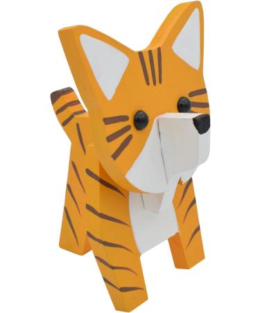 Vipbuy Cat-Shaped Wood Carved Glasses Holder | 3D Wood Puzzle Display Rack for Sunglasses | Unique Pet Lover Gift & Home Office Decor - Buy Online on GoSupps.com