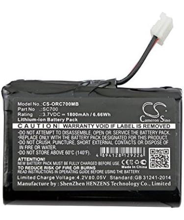 Replacement Battery for Oricom SC700 & Secure 700 | 1800mAh 3.7V | International Shipping Available - Buy Online on GoSupps.com