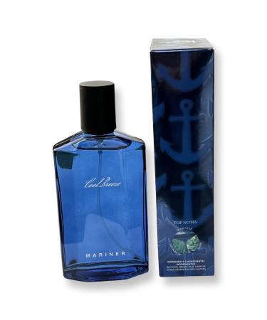 Cool Breeze MARINER Eau de Parfum for Men | 3.4 Fl Oz | Notes of Seawater Spicy Rosemary and Fresh Mint - Buy Online on GoSupps.com