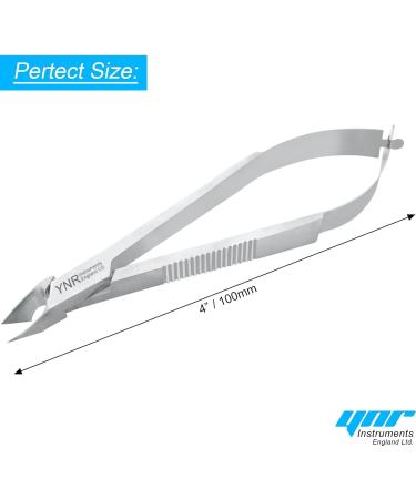 YNR Professional Cuticle Nippers Spring Scissors Cutters Removers Stainless Steel Best Nail Care Tool for Manicure and Pedicure - Buy Online on GoSupps.com