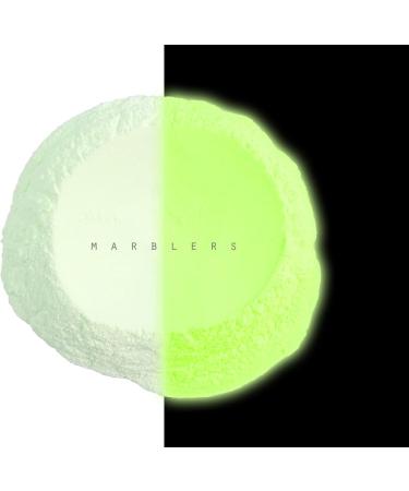 MARBLERS Glow-in-the-Dark Powder Cream 0.28oz - Non-Toxic Vegan Dye for Festival Makeup - Cruelty-Free Pearlescent Glow Powder - Buy Online on GoSupps.com
