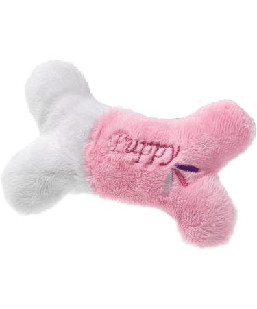 Karlie Plush Puppy Toy - Mini Bone 13cm x 9cm | Soft Assorted Colors | International Shipping - Buy Online on GoSupps.com