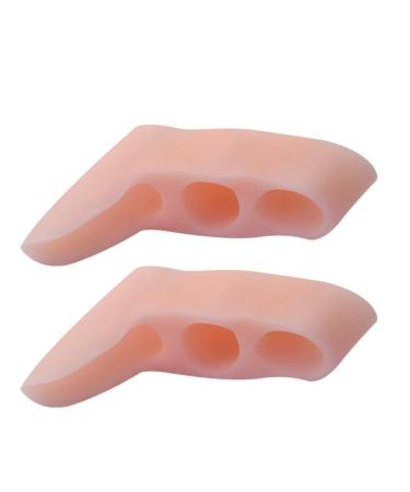 HAOSEM 2pcs/bag 3-Holes Pinky Toe Spreader Bunion Corrector Pain Relief Small Toe Protector Foot Care Spacer