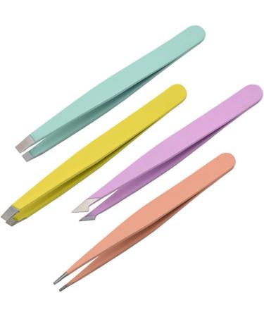UNbit Nose Hair Trimmer Universal Nose Hair Trimming Tweezers Round Tip Eyebrow Tweezer Perfectly Stainless Steel Nose Hair Removal Tweezers Trimmer (Color : 4) - Buy Online on GoSupps.com