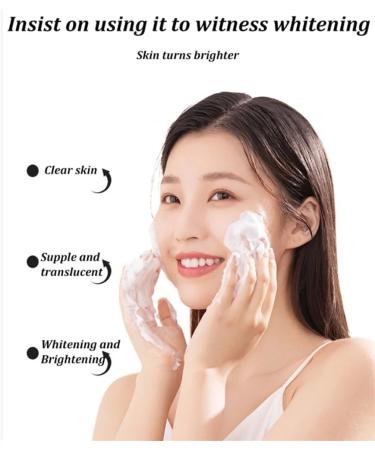 WHITENING and Freckle-Removing Facial Cleanser Refreshing Oil Control Freckle Removal and Nicotinamide Brightening Skin Tone (Color : 2PCS) - Buy Online on GoSupps.com