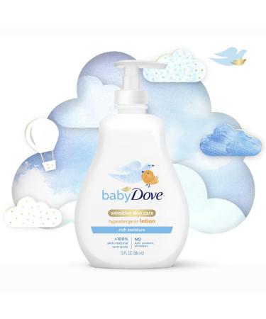 Baby Dove Rich Moisture Lotion 13 oz - Pack of 3 | Hydrating Baby Skincare - Buy Online on GoSupps.com