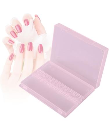 14 Holes Professional Nail Art Polishing Grinding Drill Bit Holder Storage Box (Pink) - Buy Online on GoSupps.com
