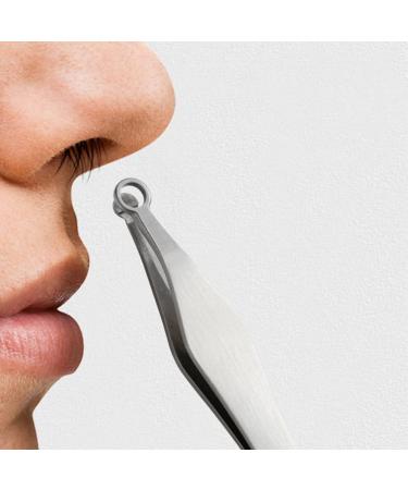 Frcolor Stainless Steel Nose Hair Clip - 2 Pack Nose Hair Cutter & Eyebrow Remover | Precision Grooming Tool for Men & Women - Buy Online on GoSupps.com