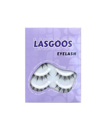 Buy Natural Look Fake Eyelashes | 5 Pairs Invisible Thin Band Eye Lashes for Daily Wear Weddings & Parties - Free International Shipping - Buy Online on GoSupps.com