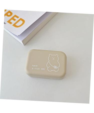 Homsfou 4-Piece Contact Lens Case Set | Sweet Travel Container with Mirror | Waterproof Contact Lens Carrying Bag - Buy Online on GoSupps.com
