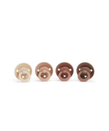 Elodie Details Silicone Pacifier 2-Pack - BPA-Free for Babies 3+ Months | Pure Khaki - Buy Online on GoSupps.com