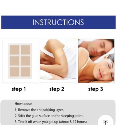 Eelhoe Sleep Aid Patch Natural Plant Ingredients Sleep Relief Support - Buy Online on GoSupps.com