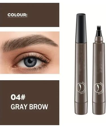 Generic 2024 Upgrade Magic Eyebrow Pencil 3D Waterproof Microblading Eyebrow Pencil Contouring Pen 4 Tipped Precise Brow Pen Magic Eyebrow Pencil (Gray Brow) - Buy Online on GoSupps.com