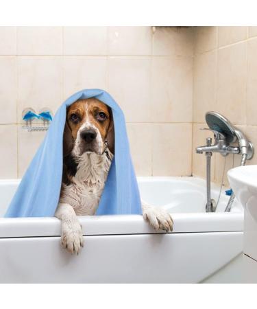 Buy Kinhwa Extra Absorbent XXL Dog Towel - Quick-Drying Microfiber for Dogs & Cats - Washable Durable Light & Dark Blue (76cm x 127cm) - Buy Online on GoSupps.com