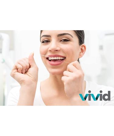 Vivid Mint Dental Floss - Easy Slide No Shred 4m - Pack of 72 - Premium Oral Hygiene - Buy Online on GoSupps.com