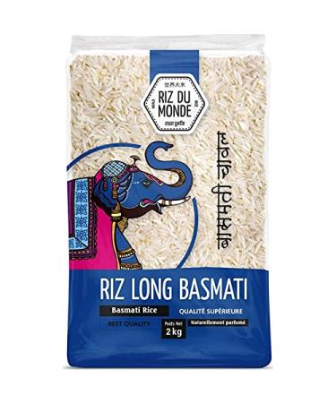 Riz du Monde Long grain basmati rice - Premium quality 2kg