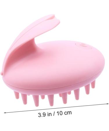 Solustre 3-in-1 Shower Hairbrush | Scalp Massage Device for Hair Growth | Waterproof Shampoo Brush in Pink - Buy Online on GoSupps.com