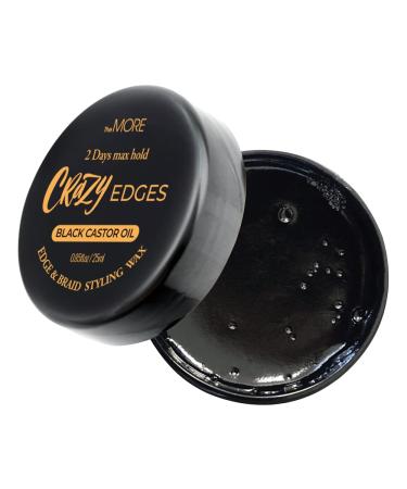 Crazy Edges Wax 2Days Max Hold Styling Wax with Black Castor Oil - 0.68 fl oz - Buy Online on GoSupps.com