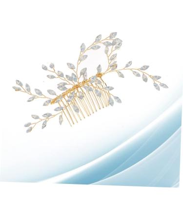 FRCOLOR Bridal Headpiece Wedding Hair Accessories Bridal Headdress Bridal Hair Accessories White Comb Bride - Buy Online on GoSupps.com