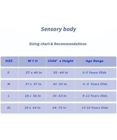Bossge Sensory Body Sock for Children & Adults | Deep Pressure Toy for Autism | XL Blue - 74*165cm - Buy Online on GoSupps.com