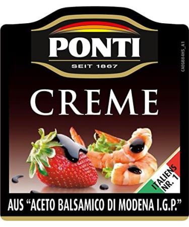  Ponti Ponti Balsamic Vinegar of Modena PGI Lot de 6 tubes de cr me 200 ml - Buy Online on GoSupps.com