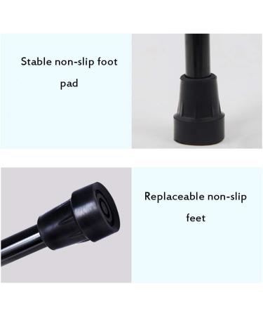 Forearm Crutches Crutches Fourteen Height Adjustments (84-116Cm) Non-Slip Handles and Rubber Feet Maximum Weight 100Kg Interesting Bathing in Sunlight - Buy Online on GoSupps.com