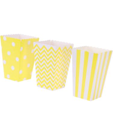 JECOMPRIS 144 Pcs Party Bag Popcorn Bags Party Birthday Gifts for Men Popcorn Container Popcorn Boxes Cardboard Mens Gift Men s Gift Paper Popcorn Snack Container Disposable Decorate Man mediumx3pcs Yellowx3pcs - Buy Online on GoSupps.com