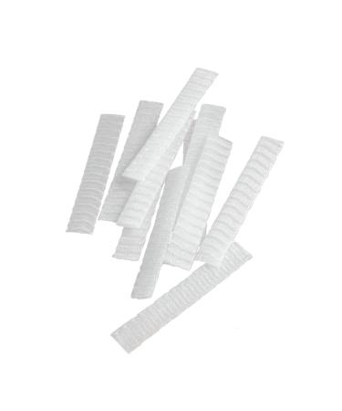 Housoutil 100pcs Mesh Brush Covers Cosmetic Brush Guards Expandable Mesh Cover Cosmetic Brush Protector Makeup Net Sleeve Makeup Face Cover Net Mesh Covers Makeup Pen Make up White