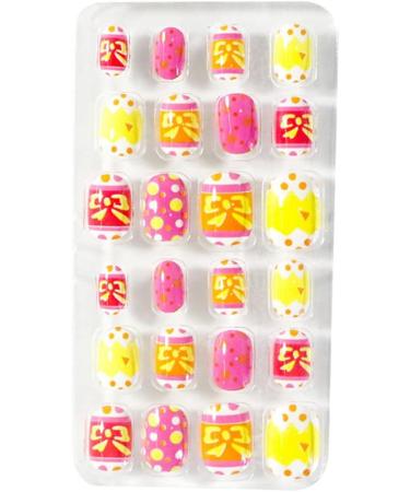 5 Set of 1 Set Children Nails Medium Length Files Square Style Solid Color Full Cover Wraps Art Decals Puerile Manicure Kit - Buy Online on GoSupps.com