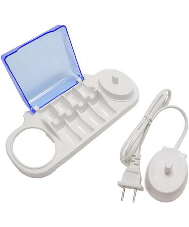 Braun Oral-B 3757 Electric Toothbrush Replacement Charger - Genuine Pro Inductive Charger Base - Blue Middle - Portable Travel Stand - Buy Online on GoSupps.com