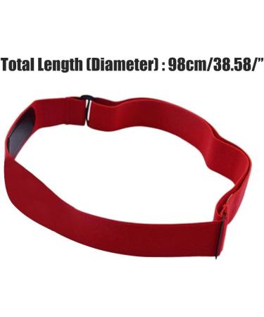Adjustable Heart Rate Monitor Chest Strap - Soft Nylon Band Compatible with MZ Pulse Knife Sensor | Sports Wireless Spandex Belt - Buy Online on GoSupps.com