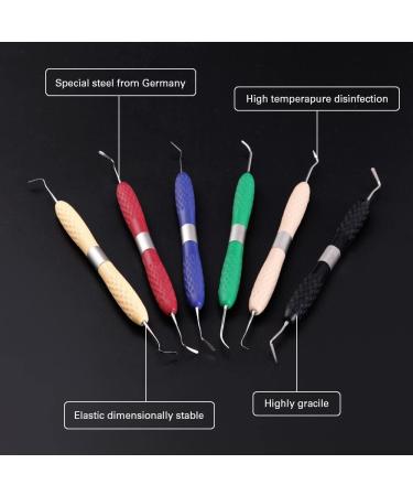 JZJZ 7-Part Dental Care Spatula Set | Titanium Coated Dental Resin Trimmer & Tool Kit for Restoration | Thick Grip Dental Tools for Professionals - Buy Online on GoSupps.com