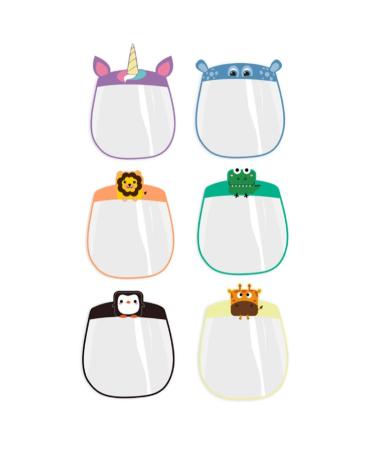Set of 6 Kids Face Shields