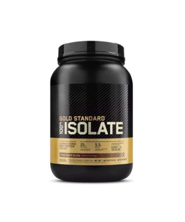 Gold Standard 100% Isolate | Hydrolyzed & Ultra-Filtered Whey Protein Isolate | 25g Protein 5.5g Naturally Occurring BCAAs 4.3g Glutamine | Gluten Free Low Carb Low Fat | 24 Servings (Chocolate Bliss 1.64LB) Chocolate 1.64LB
