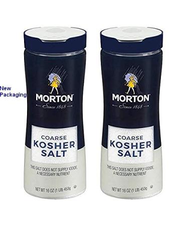 Morton Coarse Kosher Salt 16 oz. | Premium Quality Salt for Cooking | Buy Online - Buy Online on GoSupps.com