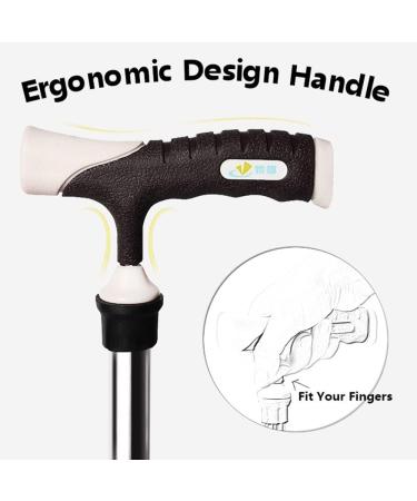 Men Walking Sticks Cane Crutches for Women Shock Absorbing Comfy Grip Aluminum Alloy Adult Forearm Crutches for Height 140-185cm/4.5-6ft Decorate Lucky Star - Buy Online on GoSupps.com