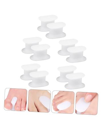 5 Pairs Toe Splitter Separator for Hallux Durable Bunion Straightener & Big Toe Protector - Practical Halloween Edition - White 3.6x3.3cm - Buy Online on GoSupps.com