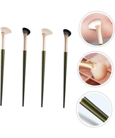 FOYTOKI 4pcs Nose Shadow Brush Nose Makeup Brush Contour Blending Brush Nose Contour Brush Artificial Fiber - Buy Online on GoSupps.com