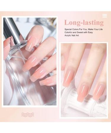 18g/Box Acrylic Powder Red Pofessional White Nude Acrylic Nail French Manicure Powder for Nail Extension Acrylic Nail System - (Color: 18g-Pink) - Buy Online on GoSupps.com
