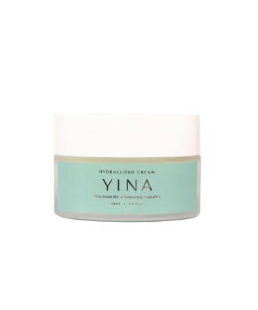 YINA - Hydracloud Cream With Niacinamide + Ginseng Complex | Sustainable Cruelty-Free Clean Skincare (1.6 fl oz | 50 ml)