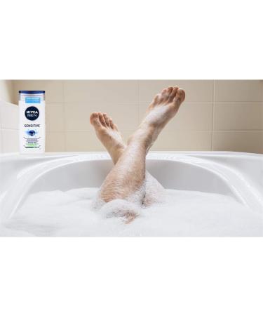 NIVEA Shower Gel Sensitive for Men 6-Pack (250 ml) - Fresh Fragrance | Buy Online Worldwide - Buy Online on GoSupps.com