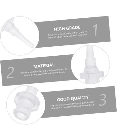 Lurrose 20 Pcs Ear Washer Nozzle Plastic Syringe Sprinkler Head Tool - Replacement Ear Washer Tips for Adults - Ear Cleaner Tips - Conical - 2.8x1.1x1.1CM - Pack of 2 - Buy Online on GoSupps.com