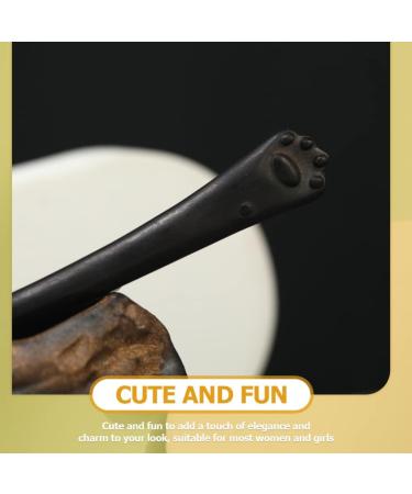 Holibanna Cat Claw Hairpin Hair Gems for Women Hair Accessory for Women Women's Hair Clips Hair Sticks for Women Chinese Chopsticks Japanese Hair Pin Wood Steamed Stuffed Bun Miss Vintage - Buy Online on GoSupps.com