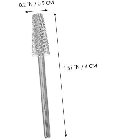 POPETPOP nail polisher nail file head Nail File Drill Bit nail grinding tools nail polish bits manicure grinding heads nail art bits portable nail nail tool set cosmetic plastic - Buy Online on GoSupps.com