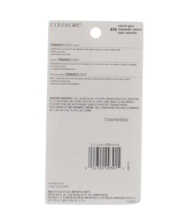 Cover Girl 09391 570natglo Natural Glow Classic Color Blush 0.3 oz - Pack of 1 - Buy Online on GoSupps.com