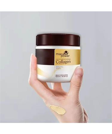 Karseell Collagen Hair Treatment Deep Repair Conditioning Argan Oil Collagen Hair Mask Collagen Hair Mask 500 ml Deep Repair Conditioning Argan Oil Collagen Hair Mask Essence for Dry Yellow - Buy Online on GoSupps.com