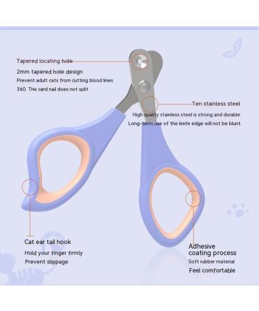 Buy Ingjia Claw Scissors for Cats | Durable Stainless Steel Nail Cutter for Kittens Rabbits & Small Animals - Ergonomic & Safe - Buy Online on GoSupps.com