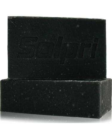 Solpri Shield Exfoliating Charcoal Soap Bar for Athlete's Foot with Lemongrass Tea Tree 4 oz (Two-Pack) - Buy Online on GoSupps.com