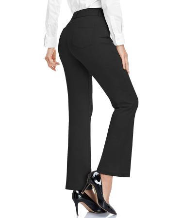 HISKYWIN Women's Stretch Dress Pants 29'' Inseam XX-Large Black - Comfy Office Business Slacks with Pockets - Buy Online on GoSupps.com