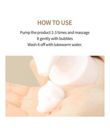 Amill Super Grain Bubble Foam (200ml/6.76fl.oz) - Curelty Free Gentle Micro bubble Facial Cleanser with Multi Grain Extracts for Hydrated Soft Skin - Buy Online on GoSupps.com